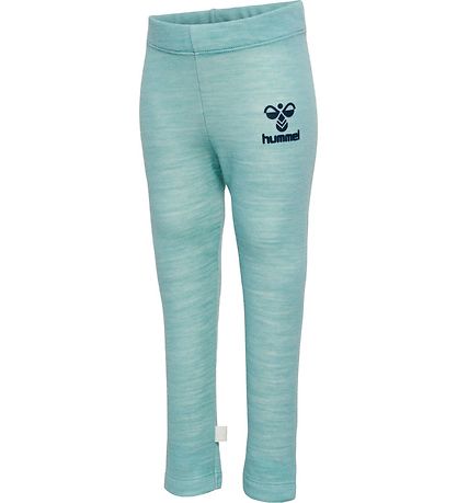 Hummel Leggings - Uld - hmlWolly - Mineral Blue