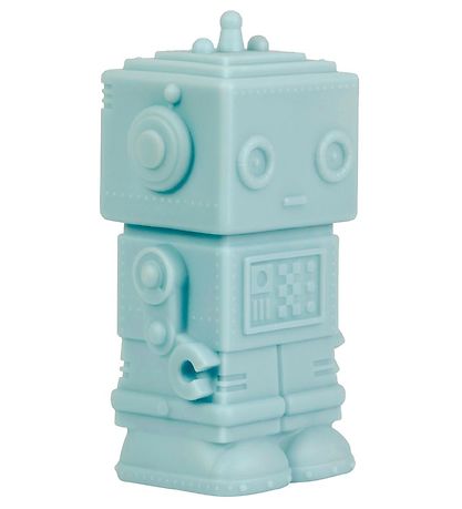 A Little Lovely Company Lampe - 14 cm - Robot - Smoky Blue