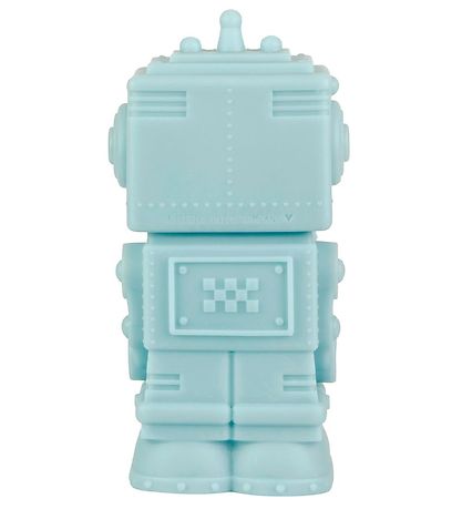 A Little Lovely Company Lampe - 14 cm - Robot - Smoky Blue