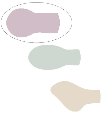 Bibs Boheme Sutter - 2-pak - Str. 1 - Rund - Cloud/Blush