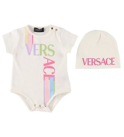 Versace Gaveske - Hue/Body k/ - Hvid/Pink m. Logo