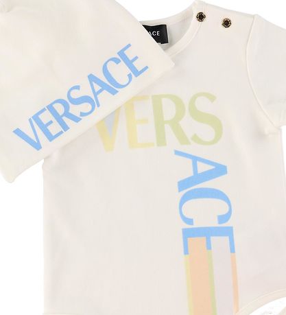 Versace Gaveske - Hue/Body k/ - Hvid/Lysebl m. Logo