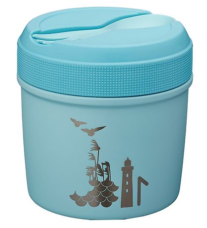 Carl Oscar Termomadkasse - 0,5L - Flow - Blue