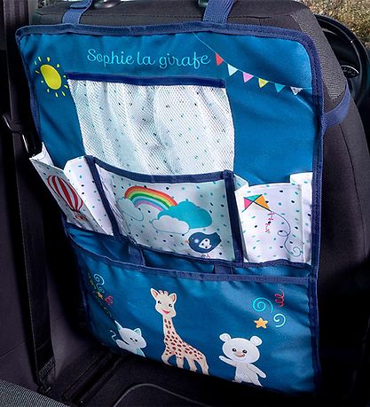 Sophie la Girafe Bilopbevaring - 60x42 cm - Blå