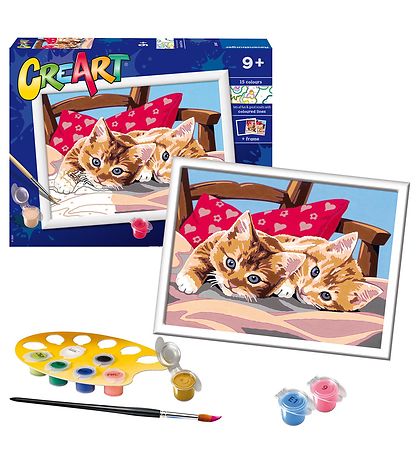 Ravensburger CreArt Malest - Two Cuddly Cats