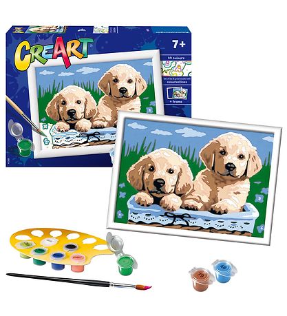 Ravensburger CreArt Malest - Cute Puppies