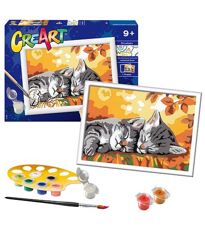 Ravensburger CreArt Malesæt - Autumn Kitties