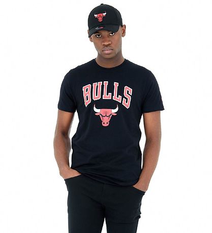 New Era T-shirt - Chicago Bulls - Sort