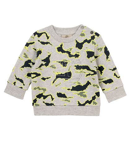 Timberland Sweatshirt - Ecosystem - Grmeleret m. Camouflage