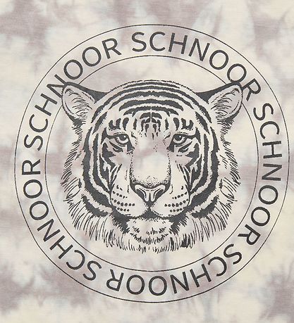 Petit by Sofie Schnoor T-shirt - Julius - Warm Grey m. Tiger
