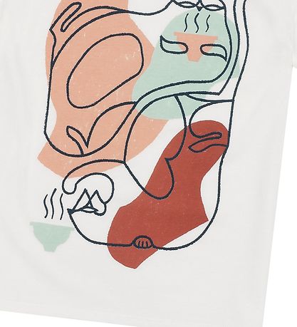 Soft Gallery T-shirt - Bass - Hvid m. Print