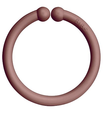 BIBS Ophængsringe/Loops - 12-pak - Blush/Woodchuck/Ivory
