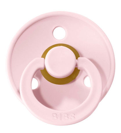 BIBS Colour Sutter - 2-pak - Str. 1 - Rund - Haze/Blossom