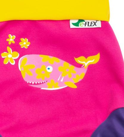 Konfidence Blebadebukser - UV50+ - Swim Nappy - Pink/Yellow Joni