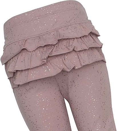 Little Wonders Leggings - Abigail - Dusty Rose Glitter