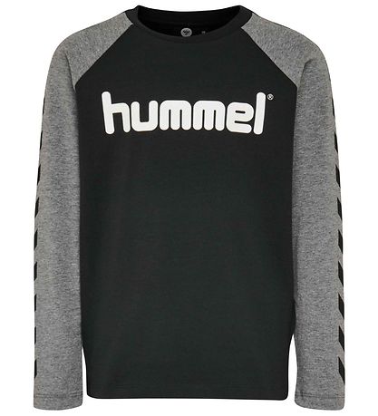 Hummel Bluse - hmlBoys - Sort/Grmeleret