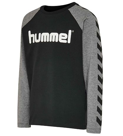 Hummel Bluse - hmlBoys - Sort/Grmeleret