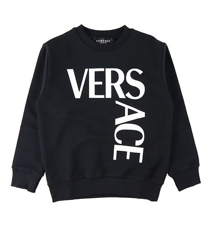 Versace Sweatshirt - Logo - Sort/Hvid
