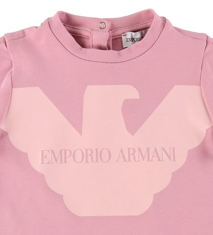 Emporio Armani T-shirt - Rosa m. Logo