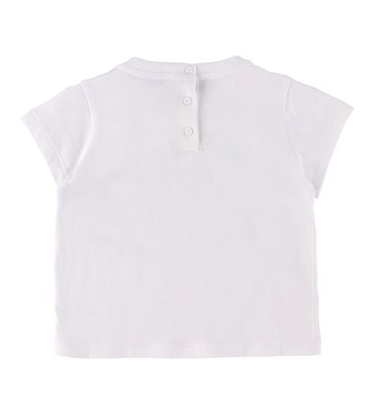 Emporio Armani T-shirt - Hvid m. Ansigt