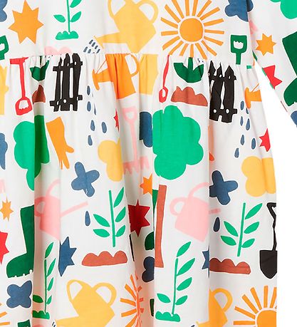 Stella McCartney Kids Kjole - Gardening - Hvid