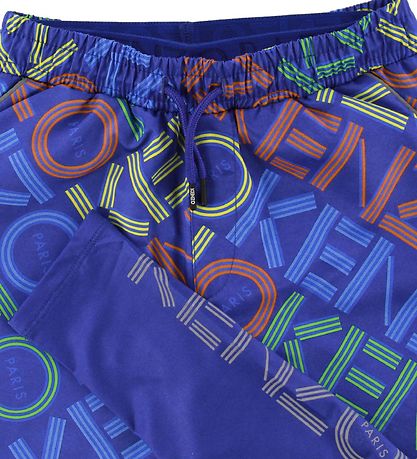 Kenzo Leggings/Shorts - Exclusive Edition - Vivid Blue m. Logo