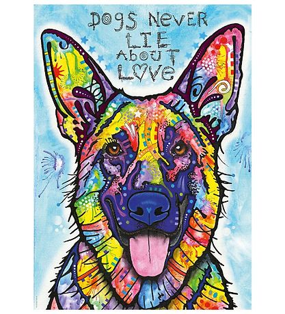 Heye Puzzle Puslespil - Dogs Never Lie - 1000 Brikker