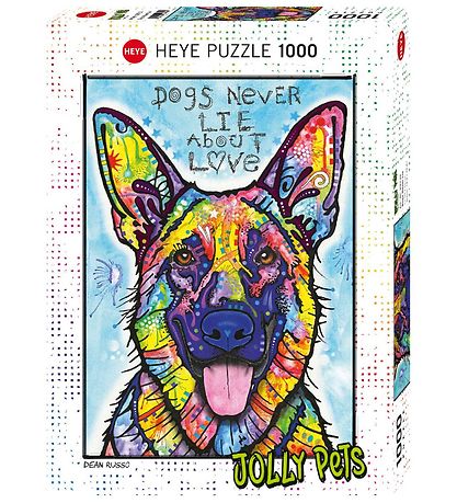Heye Puzzle Puslespil - Dogs Never Lie - 1000 Brikker