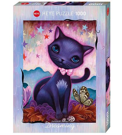 Heye Puzzle Puslespil - Black Kitty - 1000 Brikker