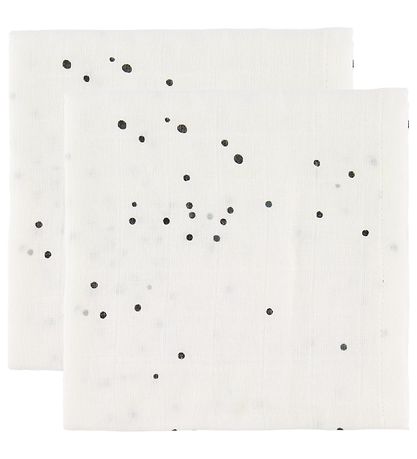 Done By Deer Stofble - 70x70 - 2-pak - White Dreamy Dots