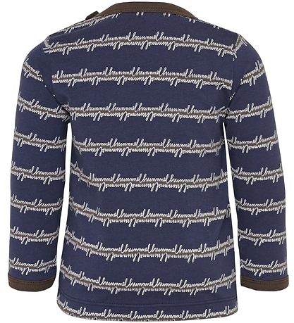 Hummel Bluse - HMLKerem - Navy/Brun