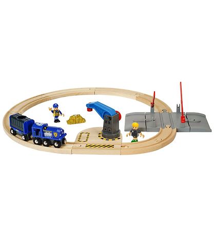 BRIO World Togbane - 17 dele - Guldtransportst 33812