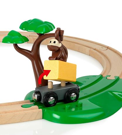 BRIO World togbanest - 17 dele - Safari 33720