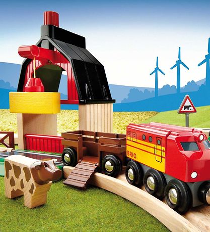 BRIO World Bondegård På Landet Sæt - 20 dele - Træ 33719