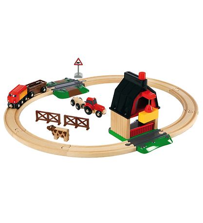 BRIO World Bondegrd P Landet St - 20 dele - Tr 33719