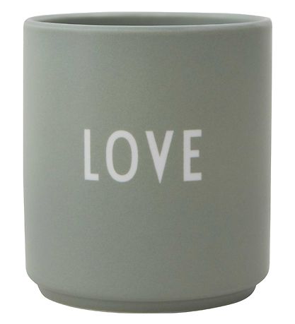 Design Letters Kop - Favourite Cups - Love Dad - Støvet Grøn