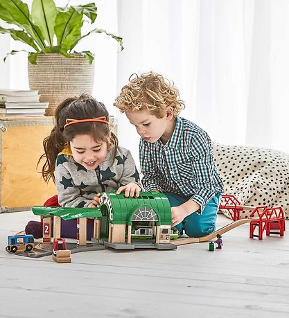 BRIO World Togstation - Grn/Gr/Tr 33649