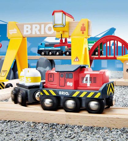 BRIO Togbanest - 54 dele - Multifarvet 33097