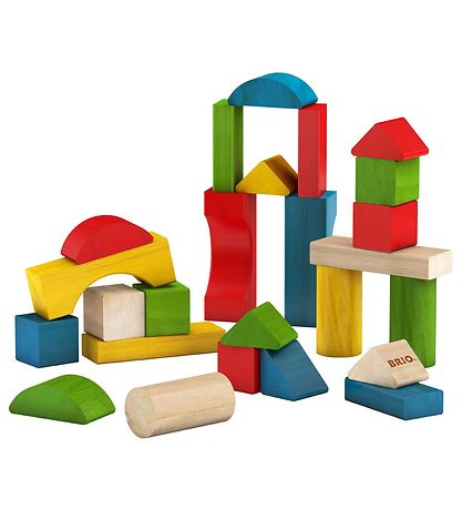 BRIO Toddler Klodser - 25 dele - Tr - Multifarvet 30114