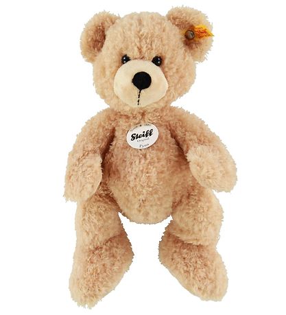 Steiff Bamse i Kuffert - Fynn - 28 cm - Beige