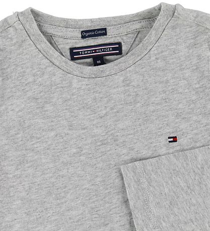 Tommy Hilfiger Bluse - Basic - Grey Heather