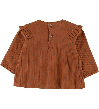 Mini A Ture Bluse - Cenia - Leather Brown