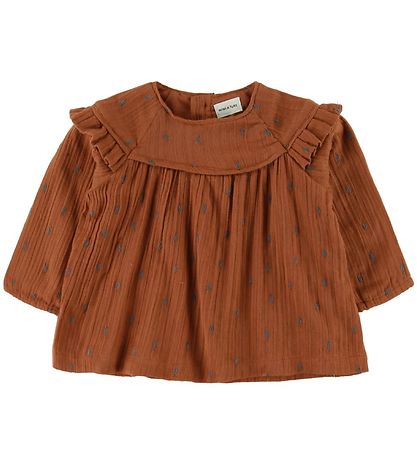 Mini A Ture Bluse - Cenia - Leather Brown