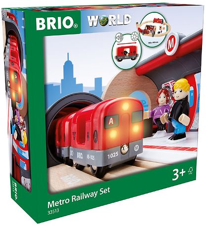 BRIO World Metrosæt - Rød 33513