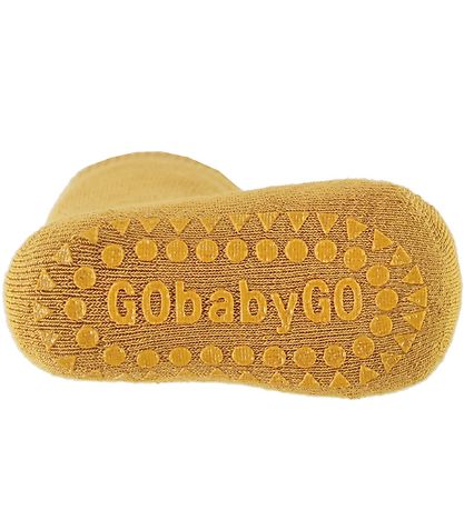 GoBabyGo Skridsikre Strmper - Mustard