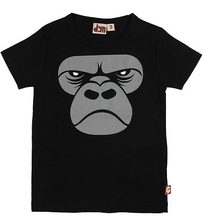 DYR T-Shirt - DYRPrimate - Black Zoomgorilla