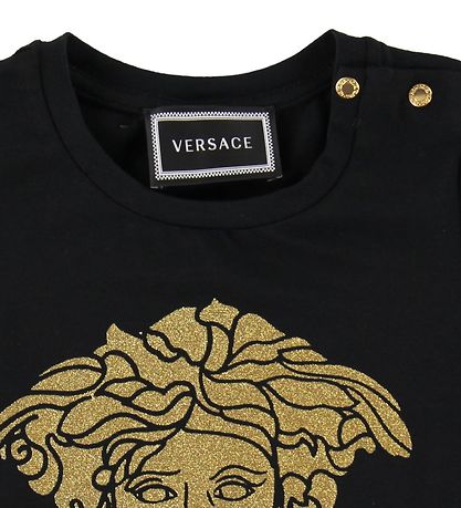 Versace T-shirt - Sort m. Medusa