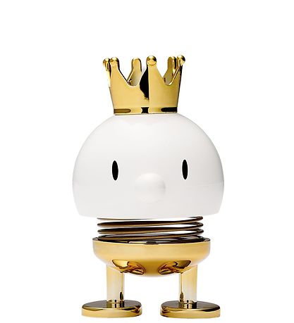 Hoptimist King Junior Bumble - 12 cm - Hvid/Guld