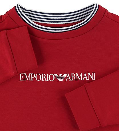 Emporio Armani Bluse - Rd m. Logo