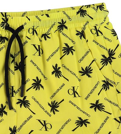 Calvin Klein Shorts - Palm - Gul m. Palmer